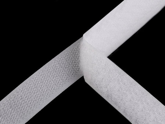 Velcro tape 2 cm-white