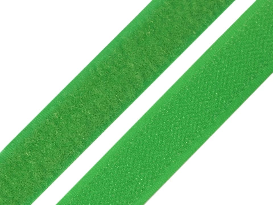 Velcro tape 2 cm light green