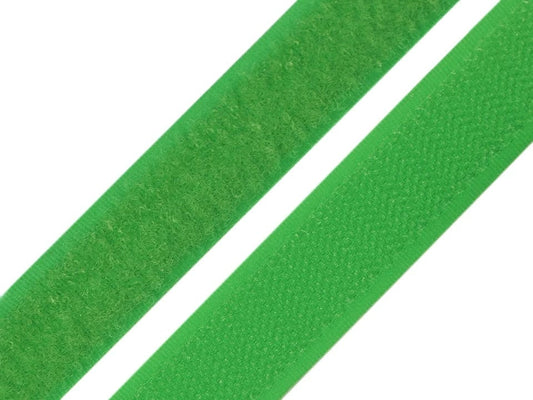 Velcro tape 2 cm light green